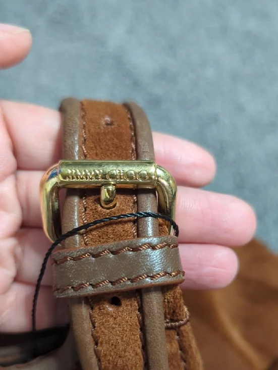 Jimmy Choo Ana Suede Hobo Bag - Picture 13 of 14